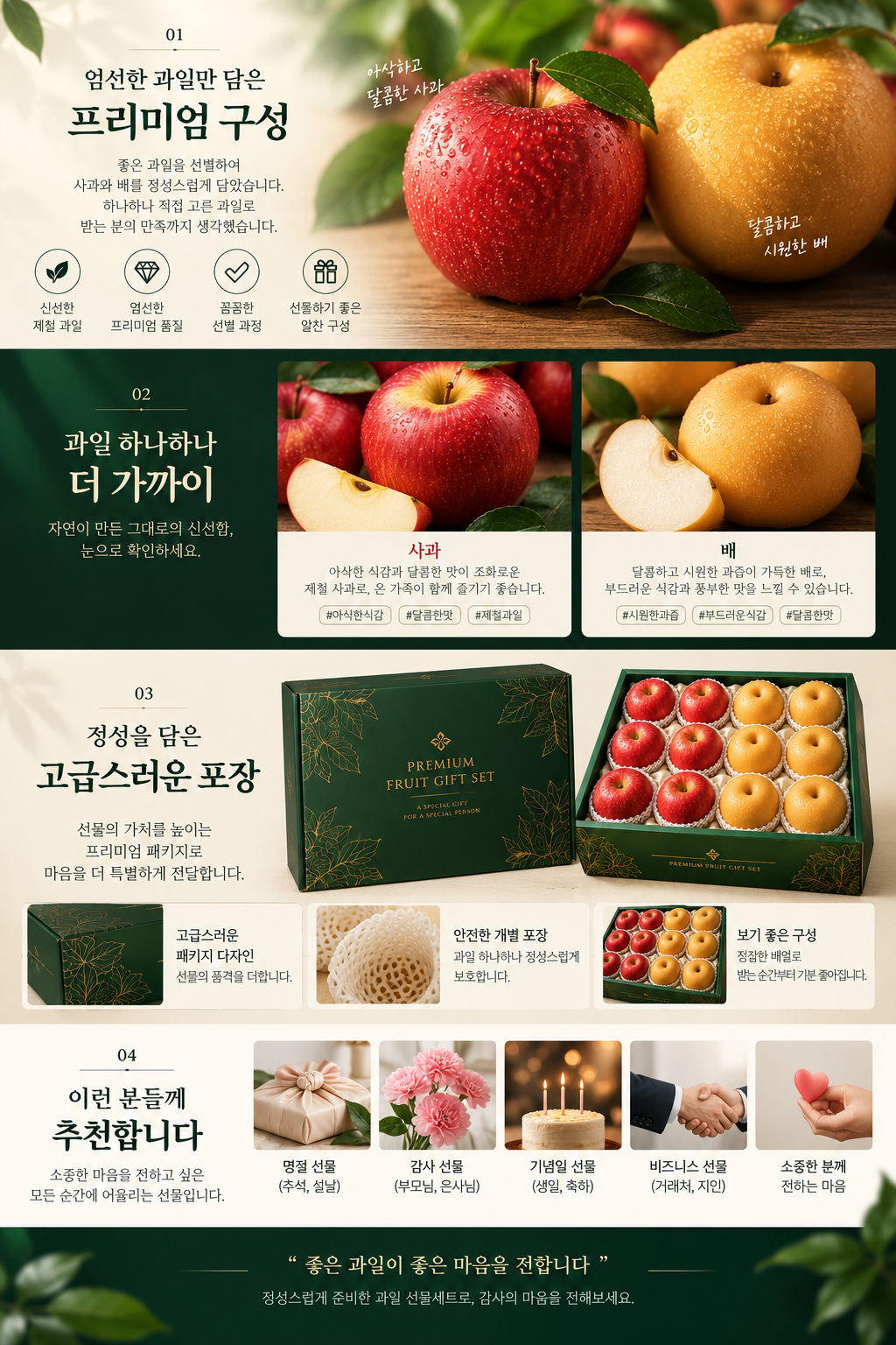 프리미엄 과일 상세페이지 이미지